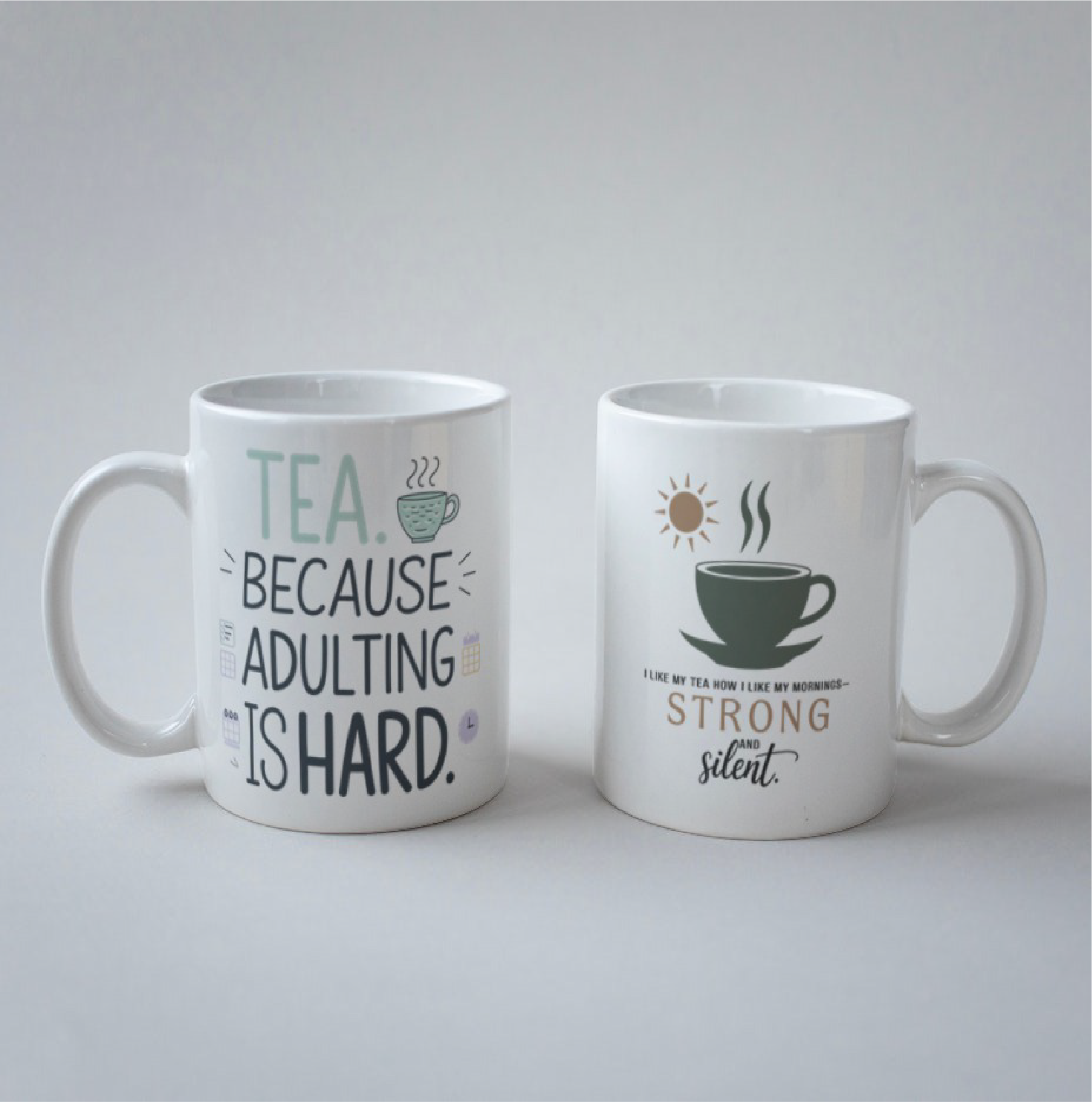 Personalized mugs with creative designs, perfect for coffee lovers